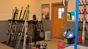Resguardo de equipos de ski