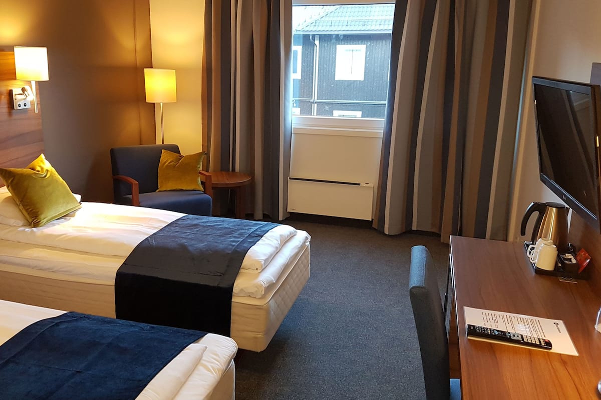 Standard Twin Room | Hypo-allergenic bedding, pillowtop beds, desk, blackout drapes