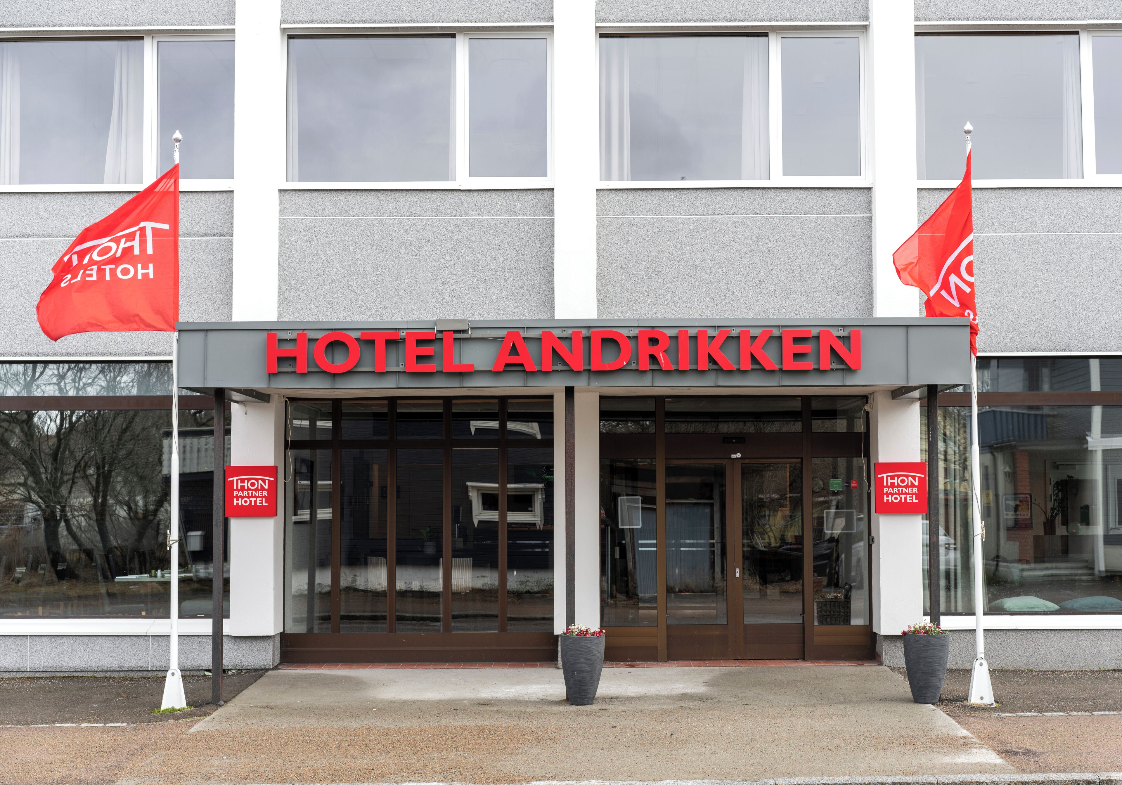 Voorkant van accommodatie