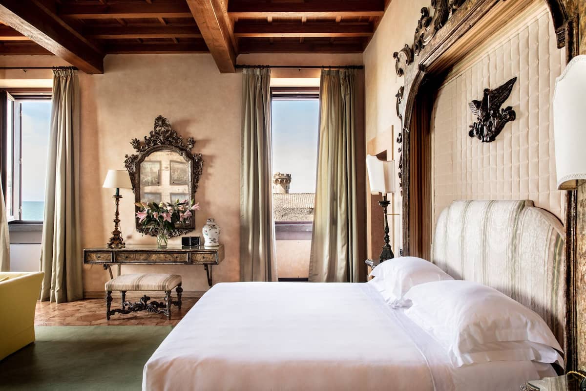 the castello suite | premium bedding, minibar, in-room safe, individually decorated