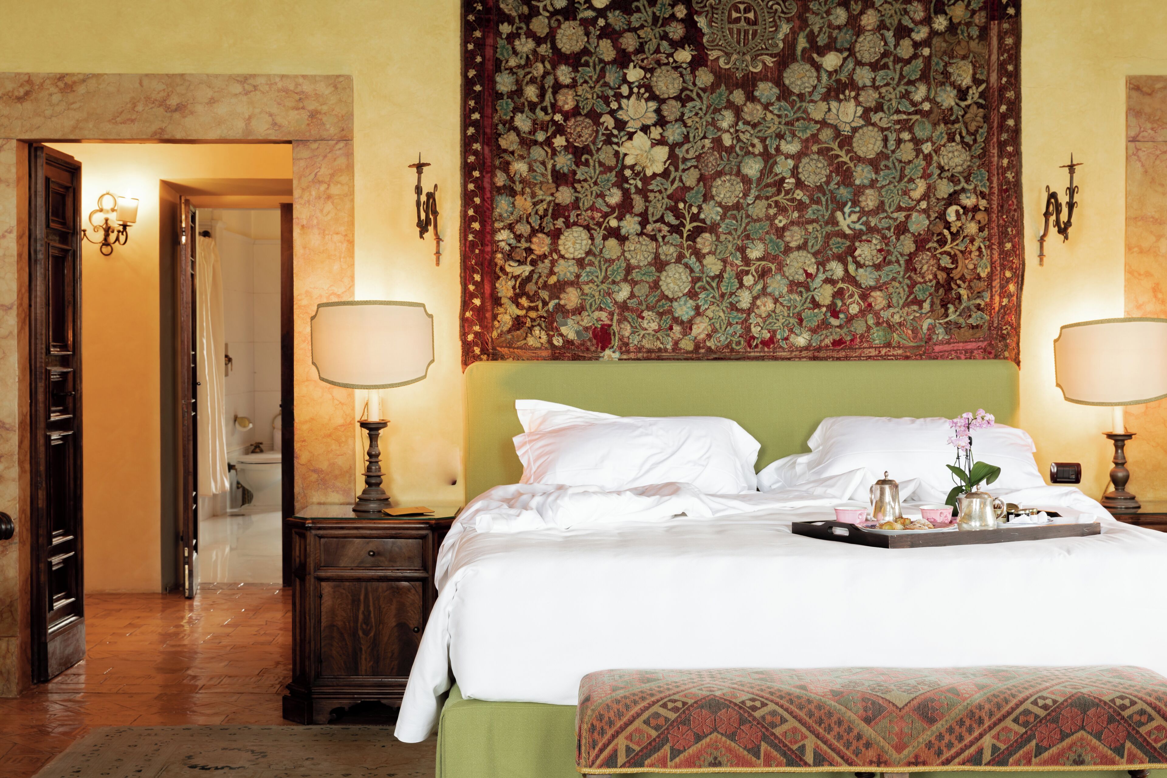 The Getty Suite | Premium bedding, minibar, in-room safe, individually decorated