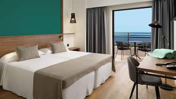 1 slaapkamer, donsdekens, een minibar, een kluis op de kamer