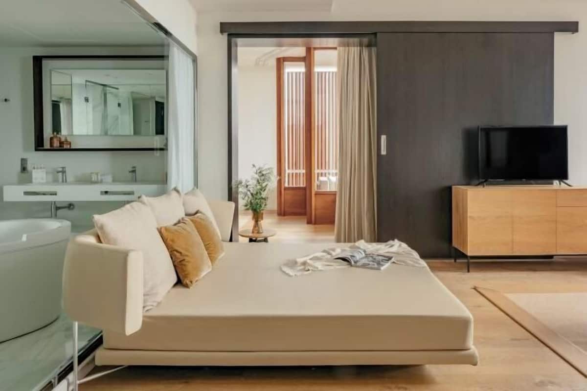 1 chambre, literie hypoallergénique, minibar