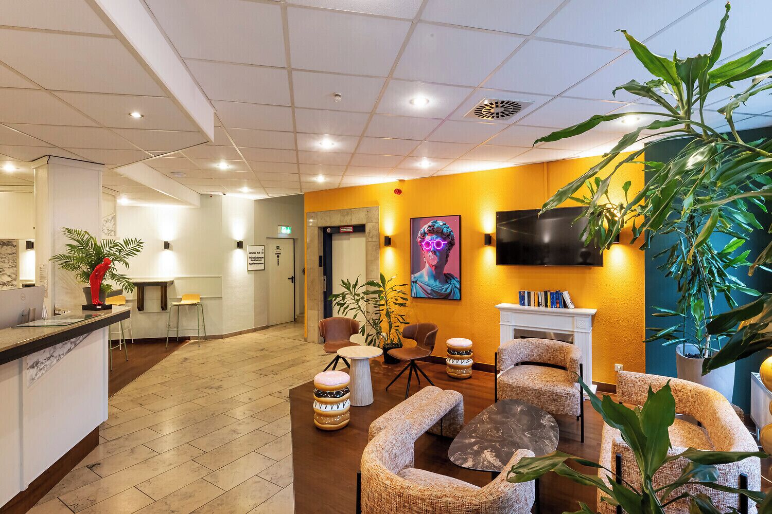Lobby sitting area