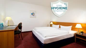 Desk, iron/ironing board, free WiFi, bed sheets