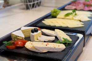 Daily buffet breakfast (EUR 17 per person)