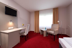 Minibar, desk, laptop workspace, cots/infant beds