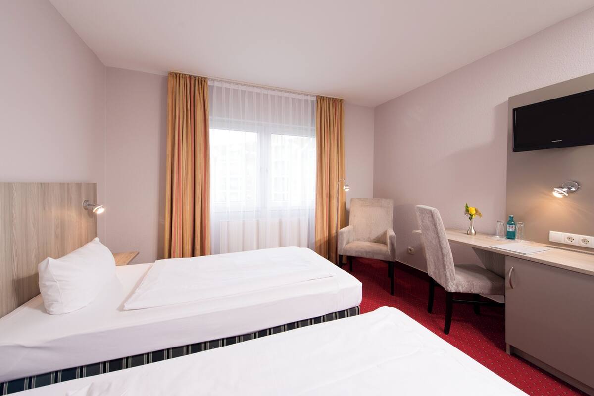 Minibar, desk, laptop workspace, cribs (surcharge)