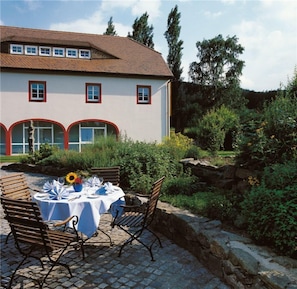 Terrace/patio - Landhotel Erbgericht Tautewalde (Wilthen)