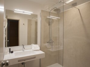 Free toiletries, hair dryer, slippers, towels