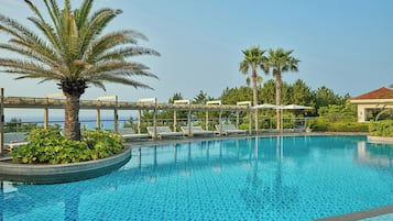 Indoor pool, 2 outdoor pools, cabanas (surcharge), pool umbrellas