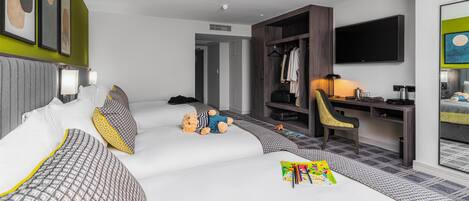 Literie de qualité supérieure, coffres-forts dans les chambres, bureau