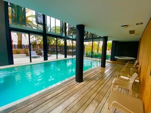 Indoor pool, outdoor pool, open open 24 hours, sun loungers