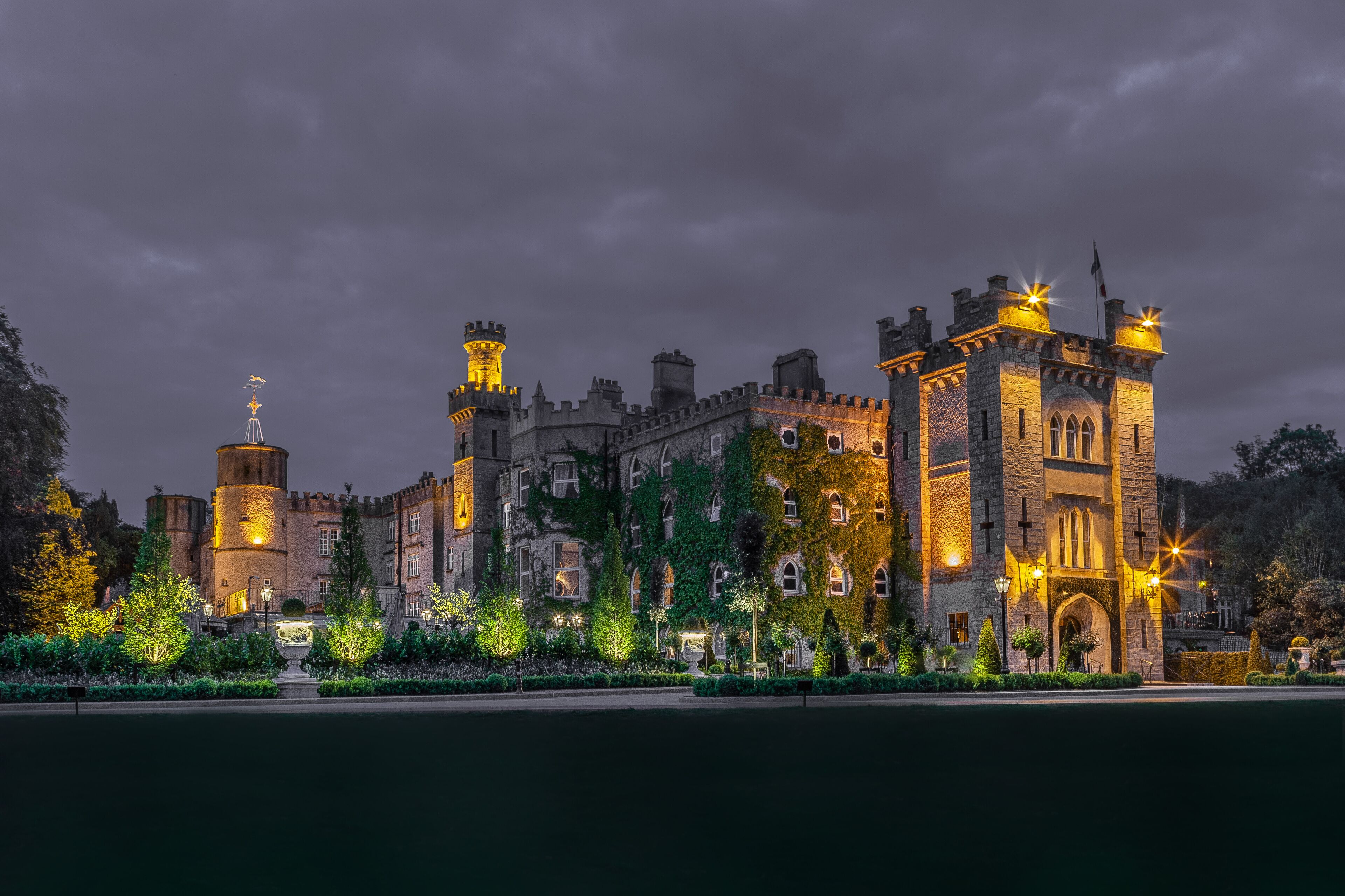 front of property – evening/night