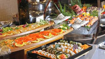 Daily buffet breakfast (USD 23.1 per person)
