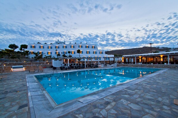 Blick von der Unterkunft