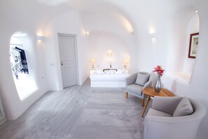 Estudio superior, hidromasaje, vista al mar (Cave) | 1 habitación y caja de seguridad en la habitación 