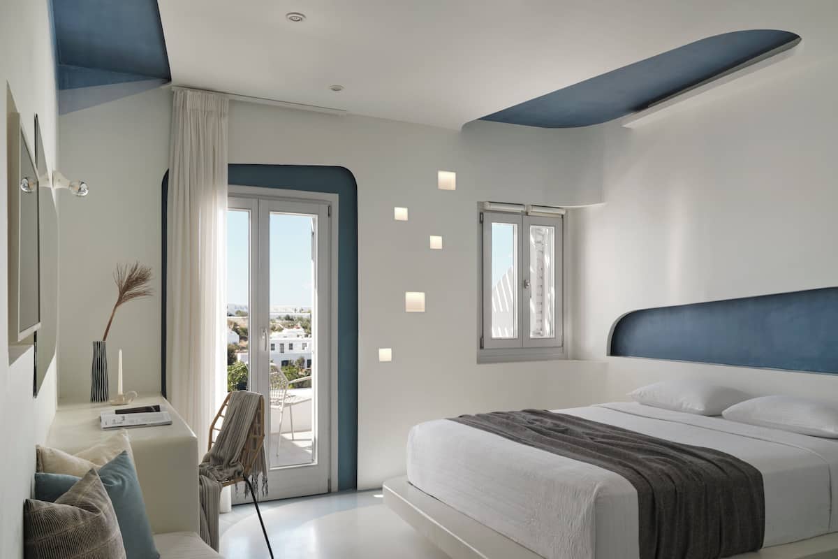 Chambre Exécutive, bain à remous, vue mer