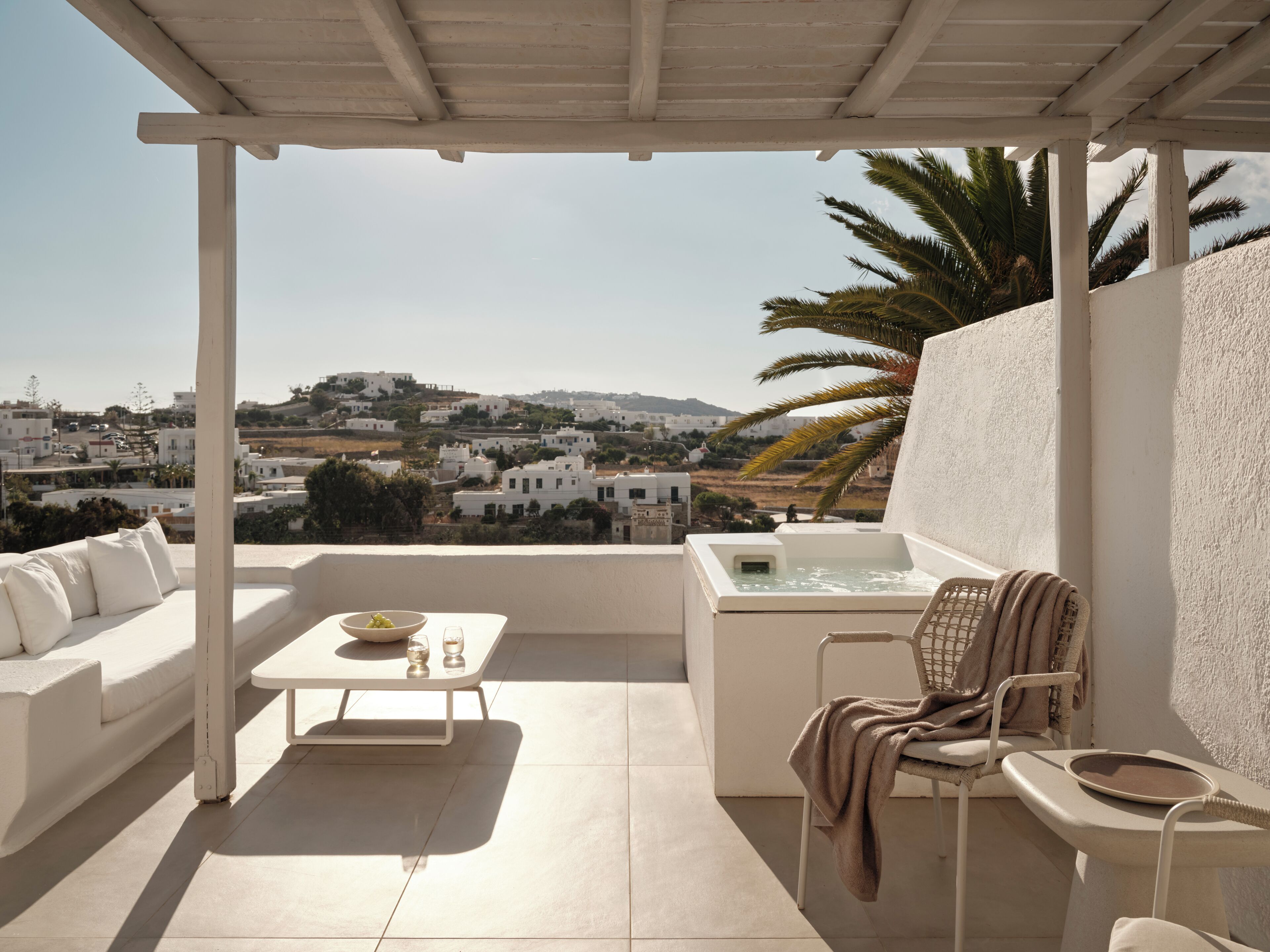 Junior Suite, Hot Tub, Sea View | Balcony view