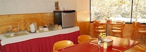 Free buffet breakfast