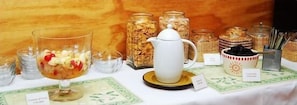 Free buffet breakfast