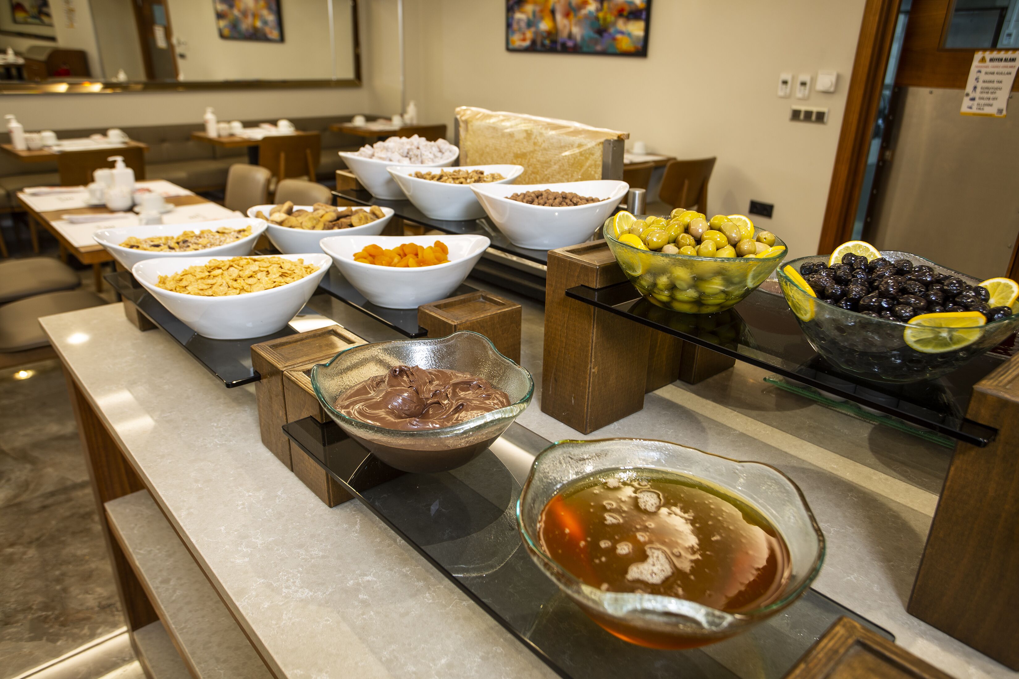 daily buffet breakfast (eur 15 per person)