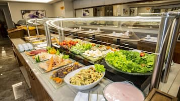 Daily buffet breakfast (EUR 15 per person)