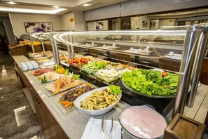 Daily buffet breakfast (EUR 15 per person)