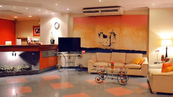 Sala de estar en el lobby
