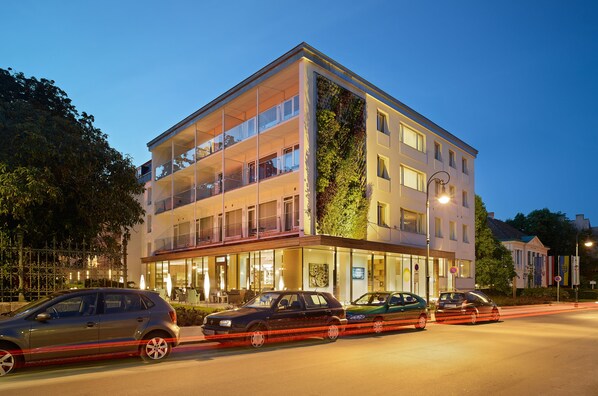 Front of property – evening/night