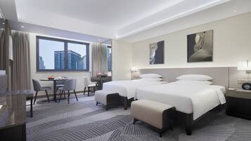 Minibar, in-room safe, desk, blackout curtains