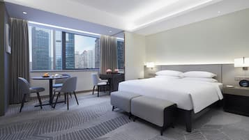 Minibar, in-room safe, desk, blackout curtains