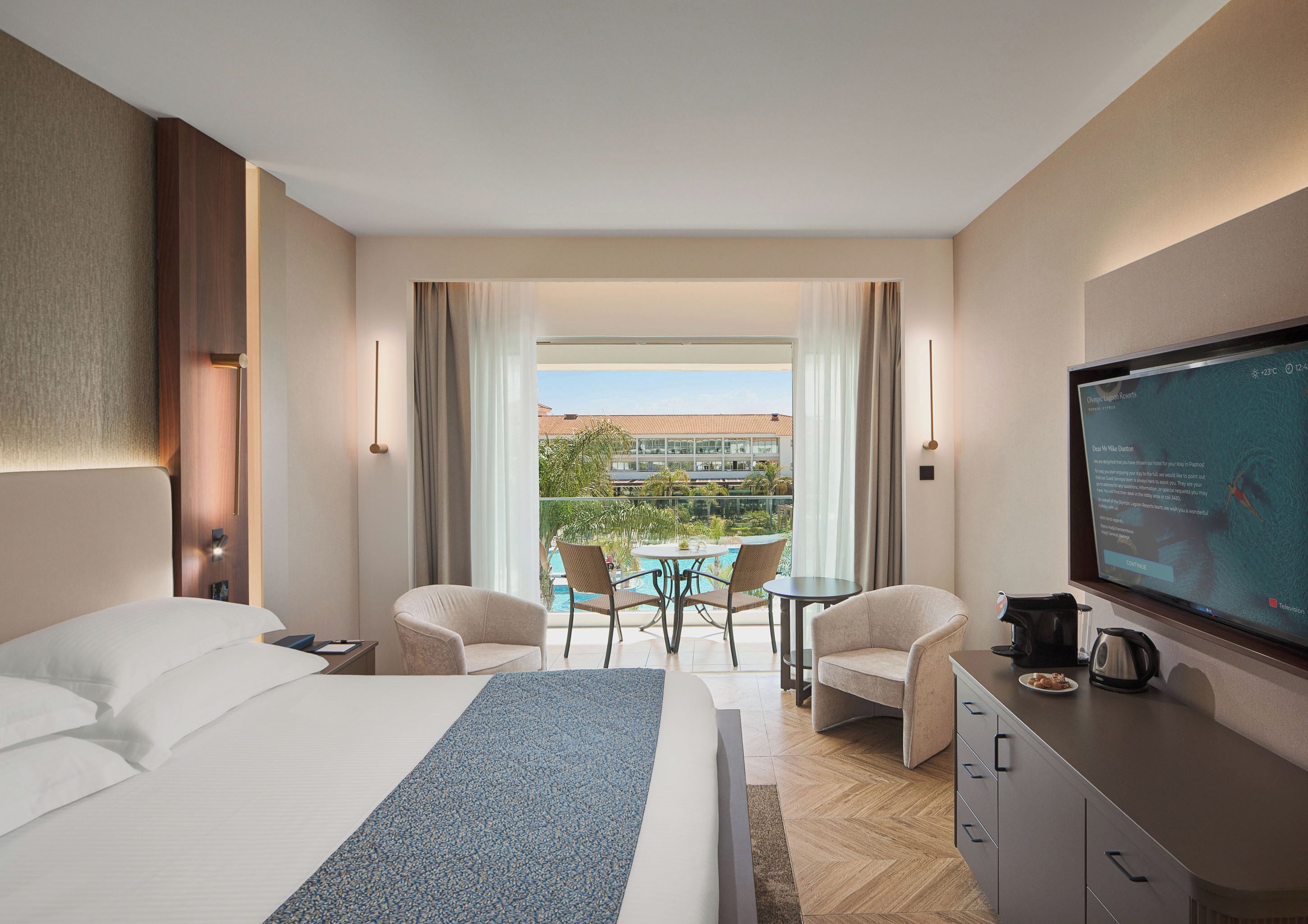 Superior Double Room, Sea View | Premium bedding, in-room safe, soundproofing, bed sheets