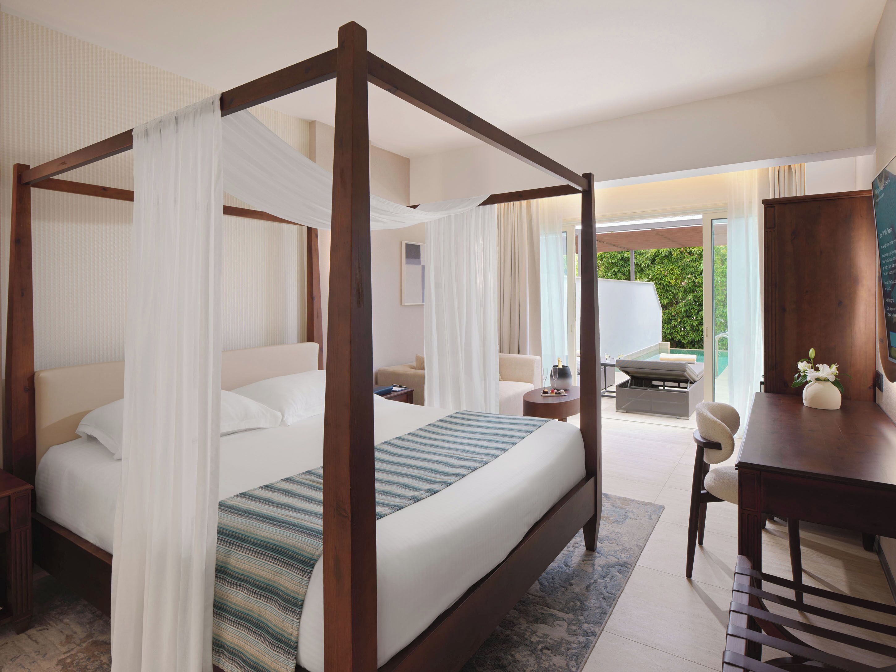 Junior Suite, Private Pool (Fisherman's) | Premium bedding, in-room safe, soundproofing, bed sheets