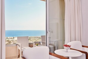 Standard Double or Twin Room, Partial Sea View | View from room