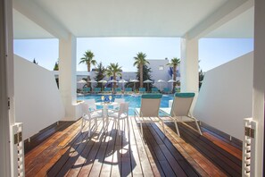 Suite, Swim Up (Aegean) | Terrasse/Patio