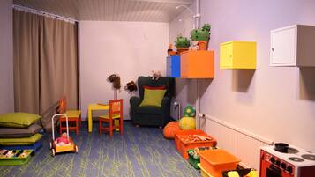 Área de juegos infantiles bajo techo