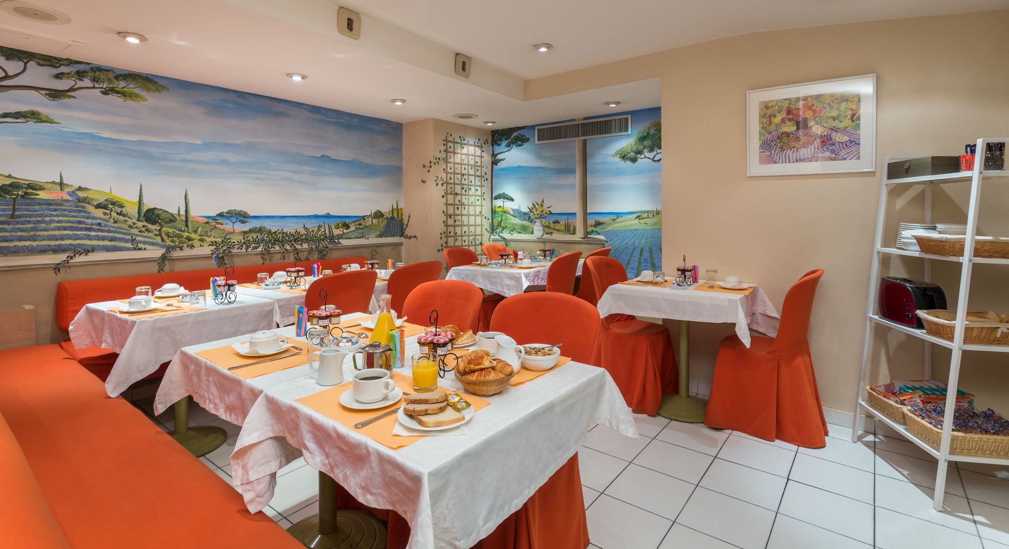 daily continental breakfast (eur 13 per person)