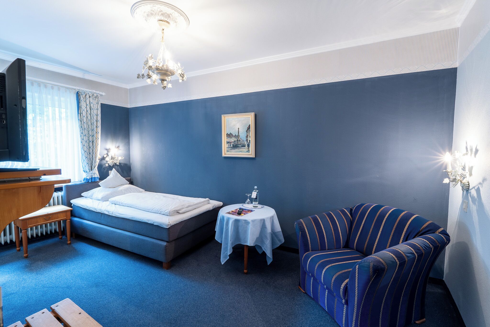 Chambre simple Standard, 1 lit jumeau | Literie hypoallergénique, coffre-fort, bureau, accès au Wi-Fi (inclus)