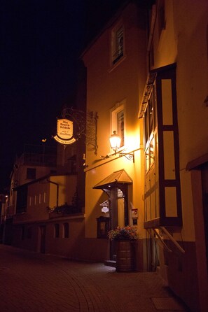 Front of property – evening/night
