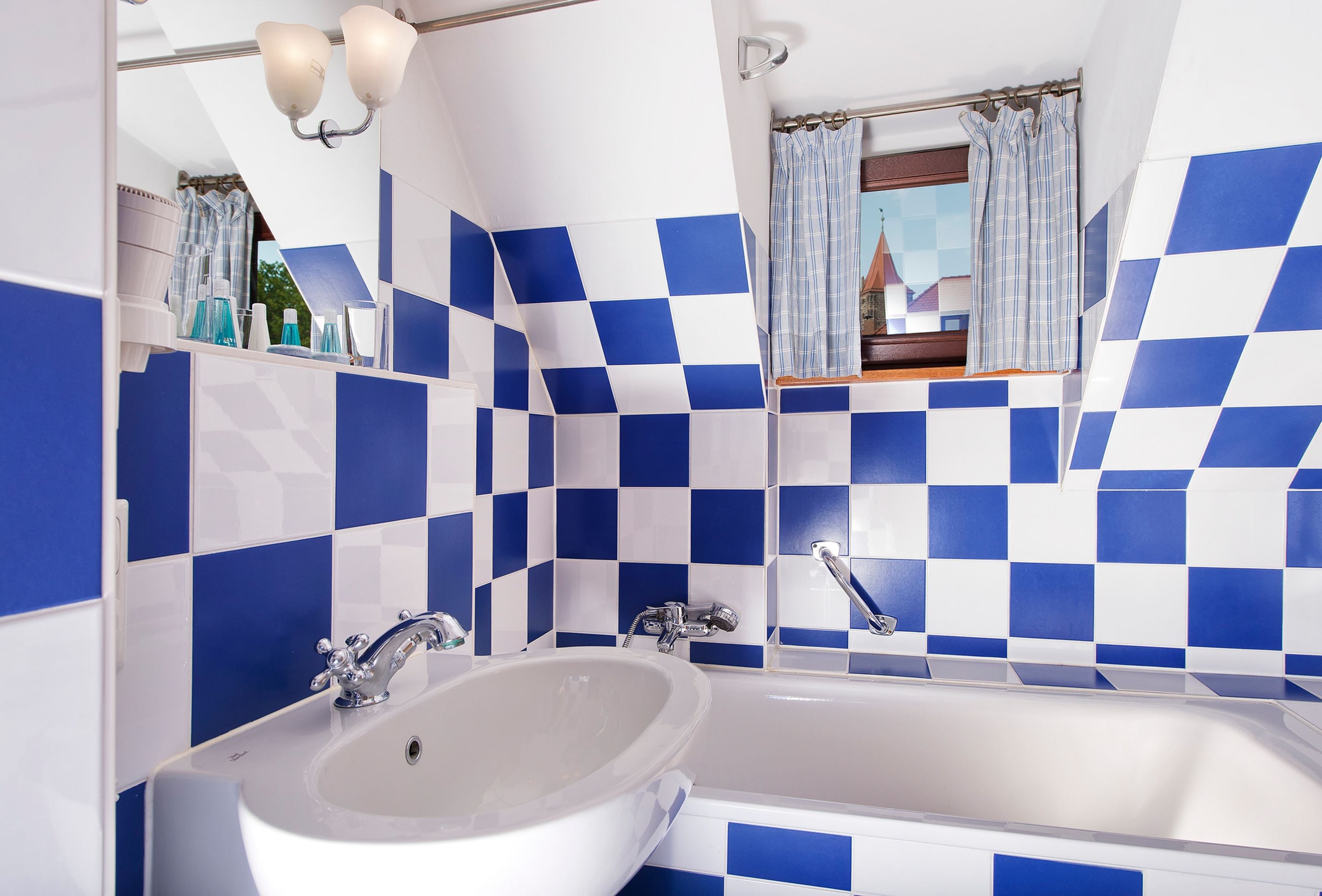 free toiletries, hair dryer, towels, soap