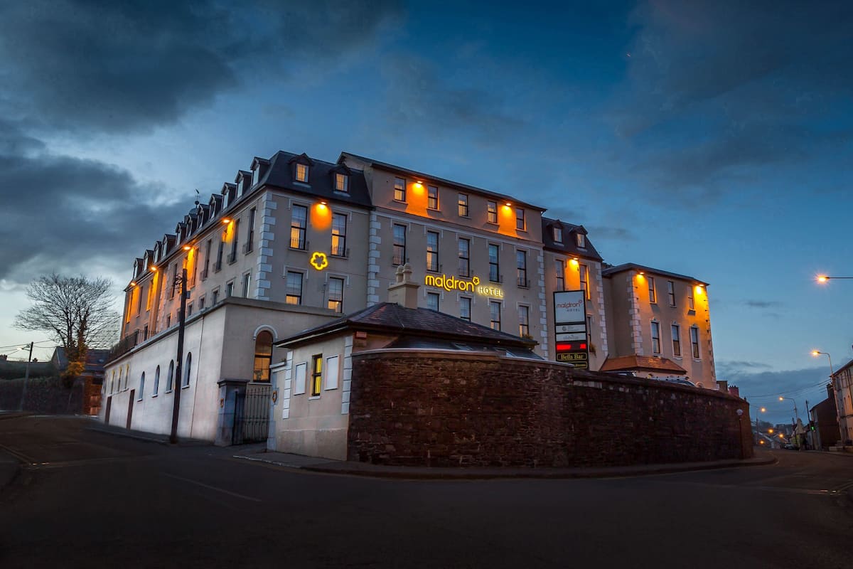 Front of property – evening/night