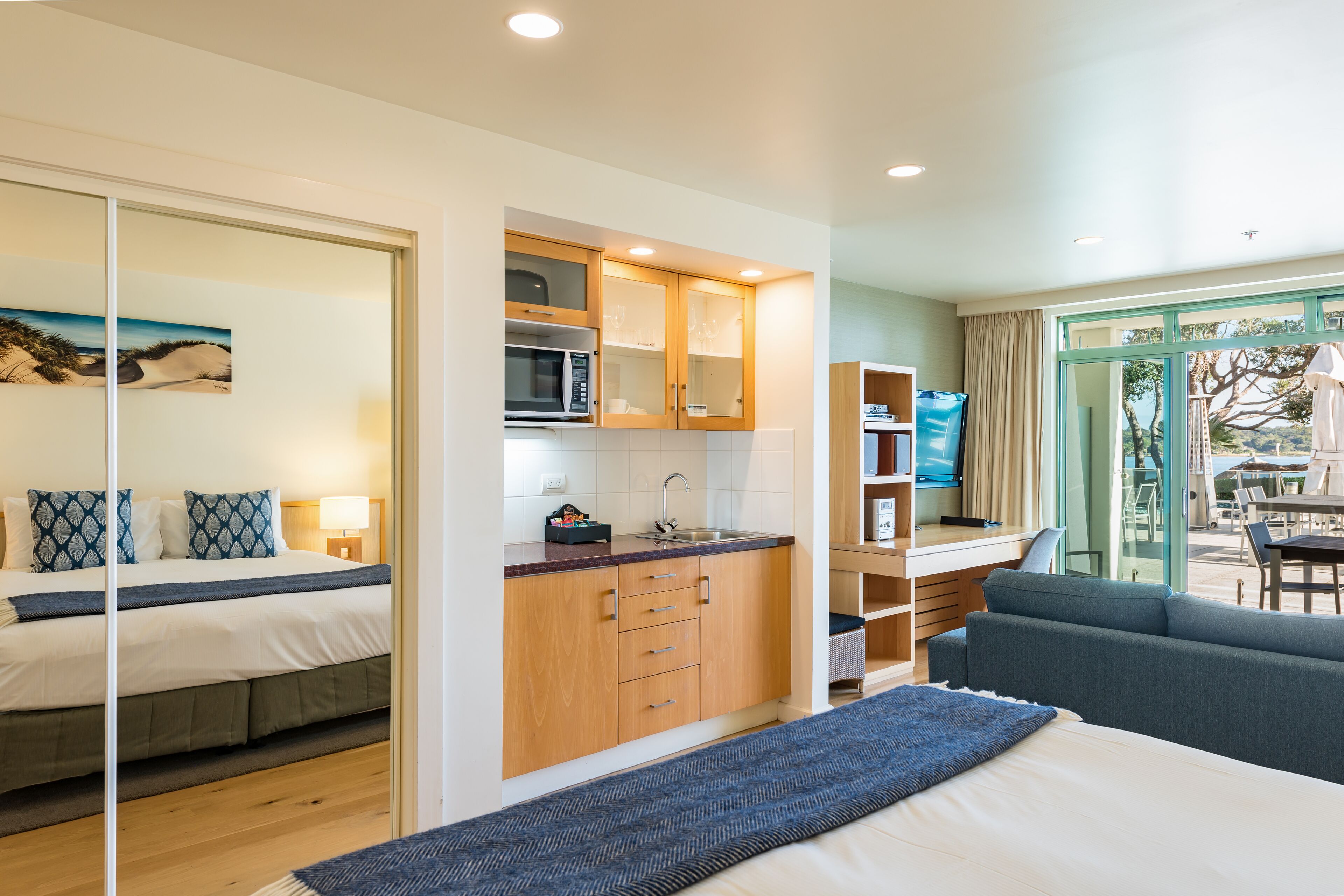 poolside studio, ocean view (first floor) | 1 bedroom, premium bedding, in-room safe, individually furnished