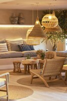 Sala de estar en el lobby