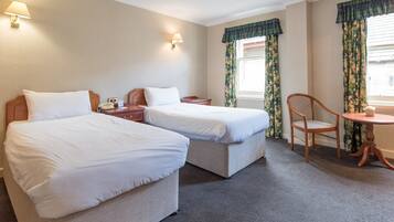 Desk, iron/ironing board (on request), WiFi (free), bed sheets