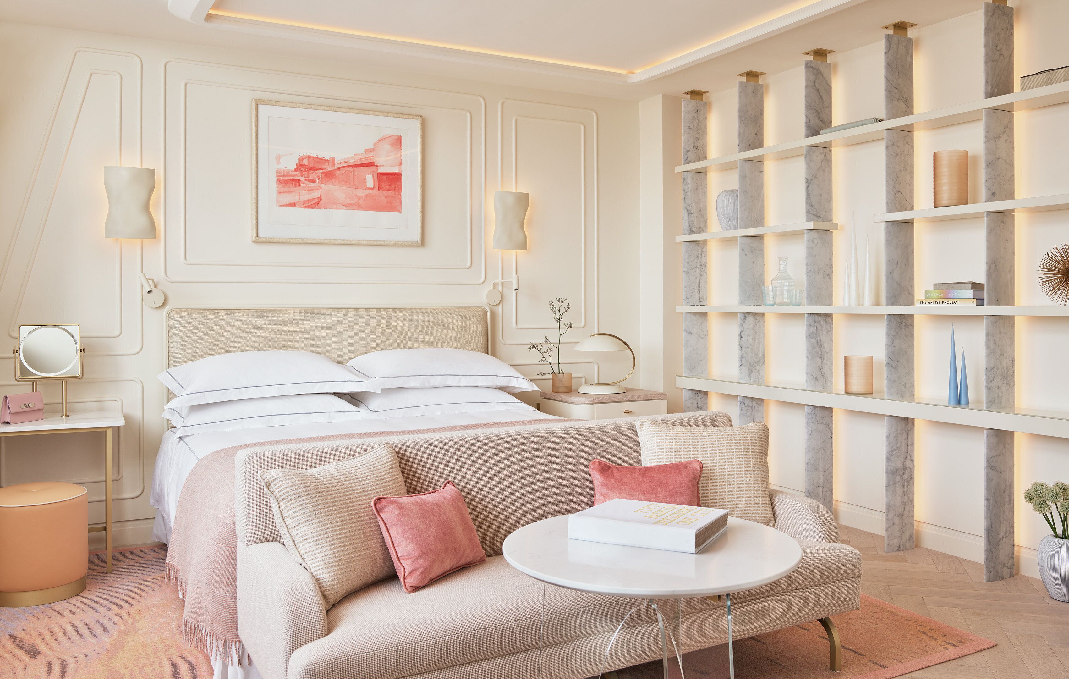 Frette Italian sheets, premium bedding, minibar, in-room safe