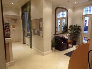 Interior entrance