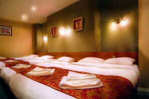 Standard Quadruple Room | In-room safe, iron/ironing board, rollaway beds, free WiFi