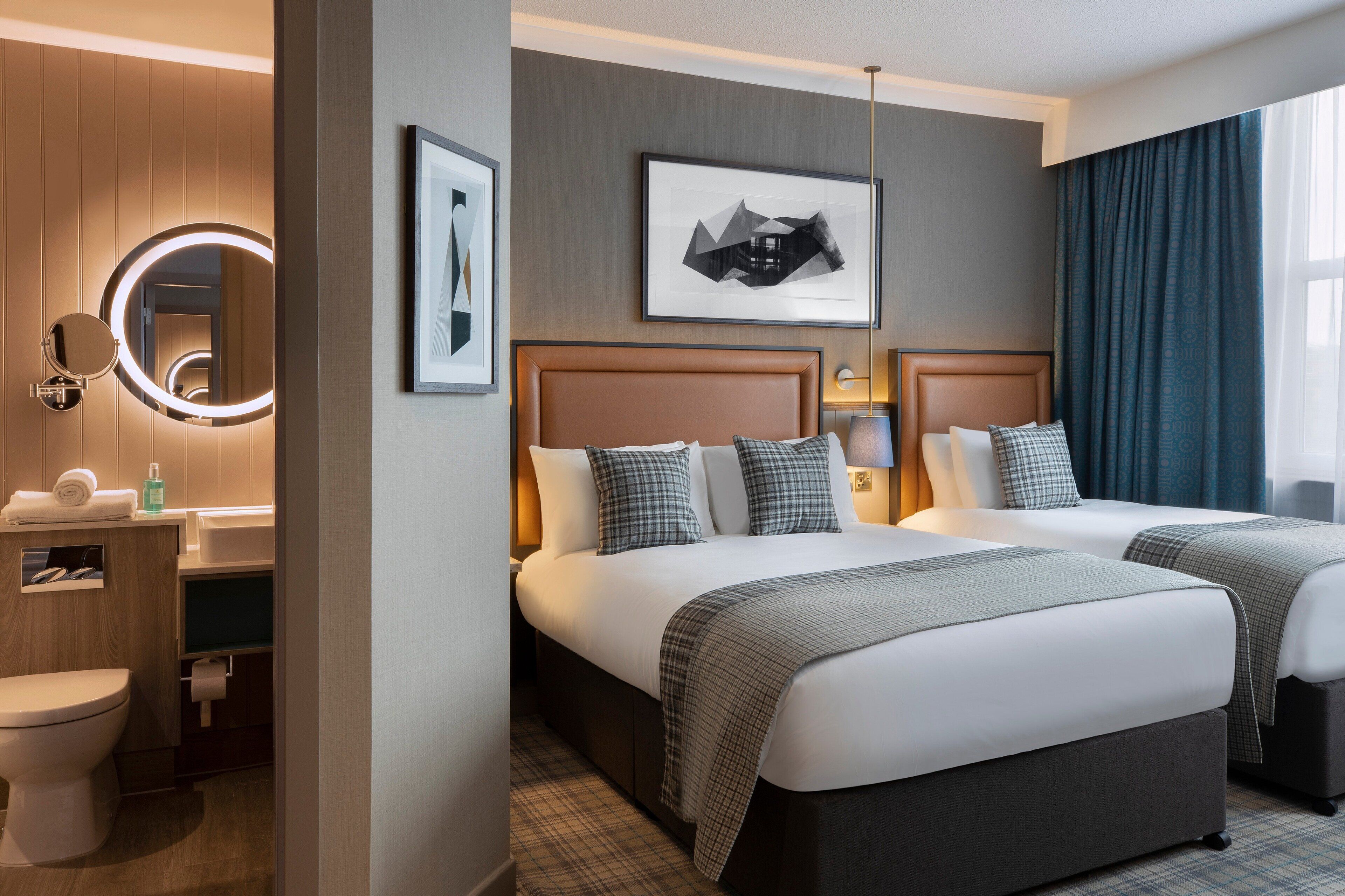 Phòng đôi hoặc 2 giường đơn Executive | Bộ đồ giường kháng dị ứng, bàn, bàn ủi/dụng cụ ủi quần áo 