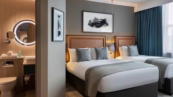 Executive Double or Twin Room | Hypo-allergenic bedding, desk, iron/ironing board, free cots/infant beds